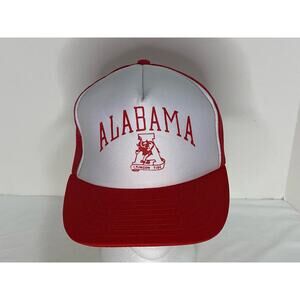 Vintage Alabama Crimson Tide Snapback Cap Med. Large Adjustable Bama Tuscaloosa
